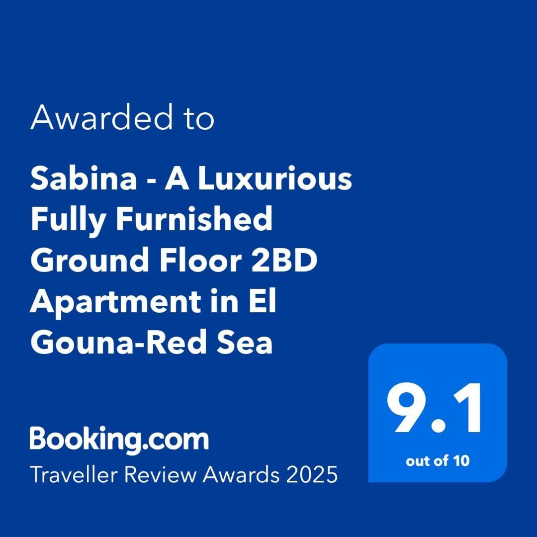 Sabina - A Luxurious Fully Furnished Ground Floor 2Bd Apartment In El Gouna-Red Sea Хургада Екстериор снимка